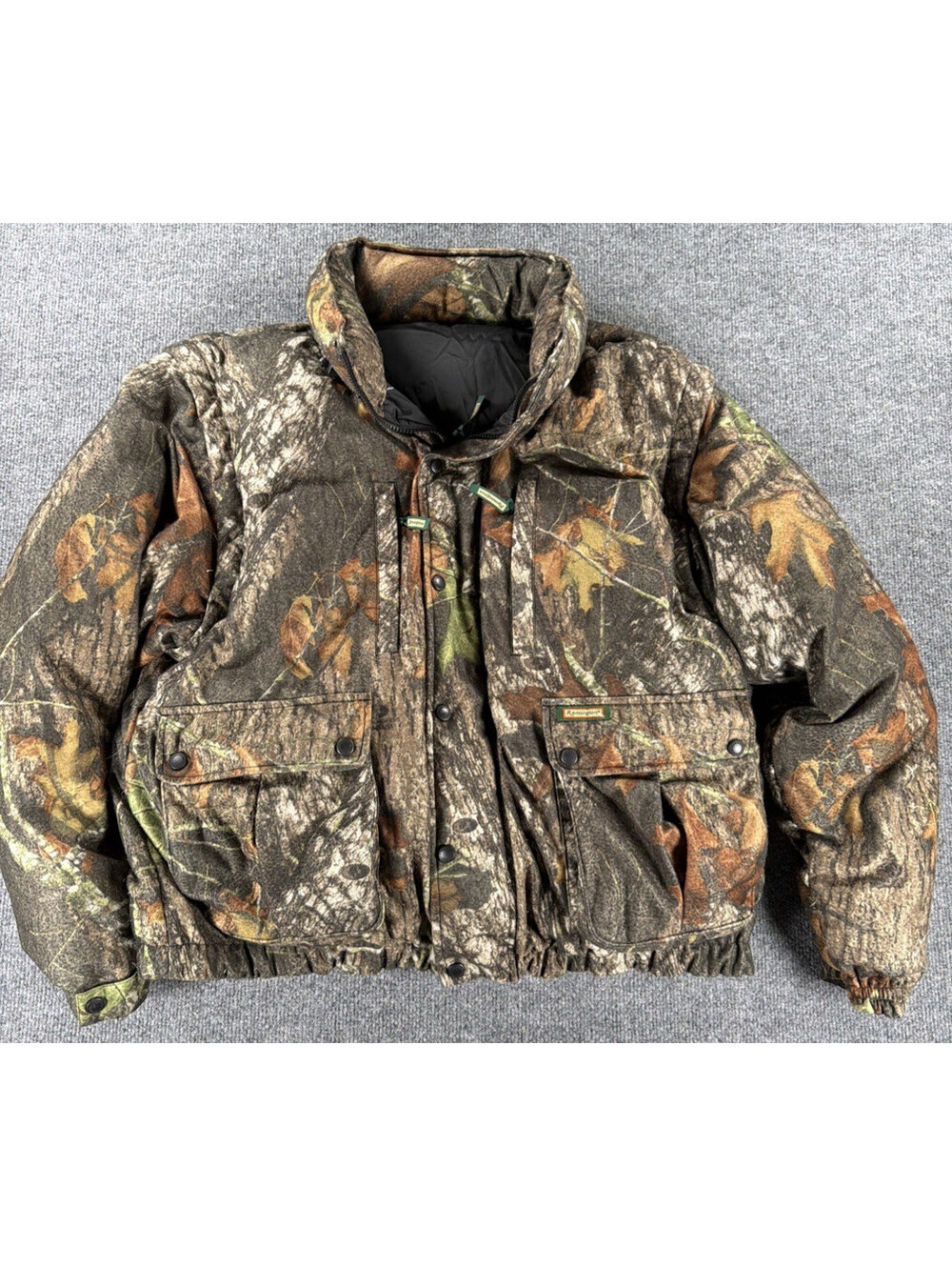 Vintage Remington Down Insulated Camouflage Hunting Jacket-Men's XL